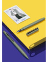 FC146150,Stilou Faber-Castell NEO Slim Aluminium, Verde, penita din otel inoxidabil, sistem cartus/convertor