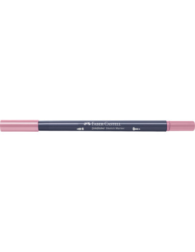 FC164785-5,Set 5 x Marker cu alcool Faber-Castell Goldfaber Sketch, Rose Vintage 304, varf dublu pensula + fineliner