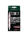 FC186007,Set 2 x Blister cu 5 markere acrilice multimark mystery Faber-Castell, culori surpriza, varf dublu 1 mm - 3 mm
