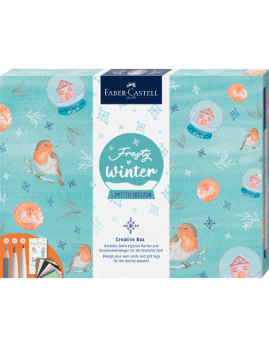 FC161004,Set creativ Faber-Castell Goldfaber Frosty Winter, Limited Edition