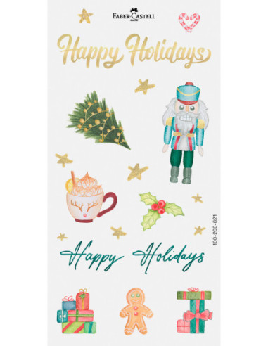 FC161003,Set creativ goldfaber happy holidays limited edition Faber-castell