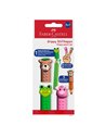 FC110705,Set 3 capace Faber-Castell pentru creioane Grippy, model 2, Animale