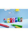 FC110705,Set 3 capace Faber-Castell pentru creioane Grippy, model 2, Animale