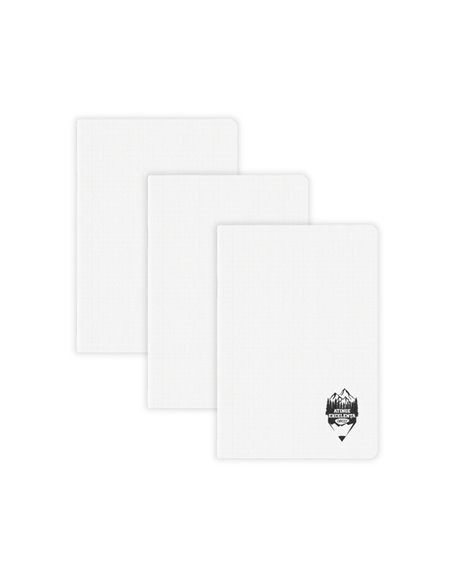 Set 3 caiete A4 Daco, 60 file, 70g/mp, matematica, coperta plastic, Albe