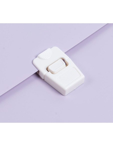 DLEF613,Servieta plastic cu maner 13 compartimente diverse culori macarons Deli