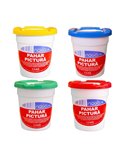 Pahar pentru pictura cu capac Nebo, 175 ml, Culori asortate