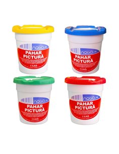 Pahar pentru pictura cu capac Nebo, 175 ml, Culori asortate