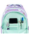 Ghiozdan scoala St.Majewski BPL58 cu 4 compartimente, 40 x 28 x 18 cm, Motiv Pusheen, Violet