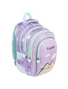 Ghiozdan scoala St.Majewski BPL58 cu 4 compartimente, 40 x 28 x 18 cm, Motiv Pusheen, Violet