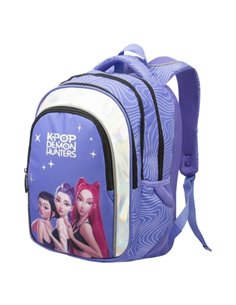 Ghiozdan scoala St.Majewski BPL-58, 40 x 28 x 18 cm, Motiv K-Pop Demon Hunters, Mov