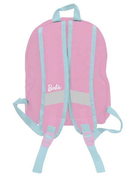 Ghiozdan scoala St.Majewski cu 3 compartimente, 38 x 30 x 18 cm, Motiv Barbie