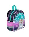 Ghiozdan gradinita St.Majewski cu 2 compartimente, 29 x 22 x 9 cm, Motiv Kitty Party 