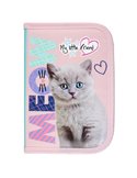 Penar neechipat cu 1 fermoar si 2 extensii St.Majewski PC-03, Motiv Fluffy Kitty