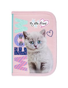 Penar neechipat cu 1 fermoar si 2 extensii St.Majewski St.Right PC-03, Motiv Fluffy Kitty