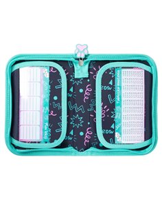 Penar neechipat cu 1 fermoar si 2 extensii St.Majewski PC-03, Motiv Kitty party 2