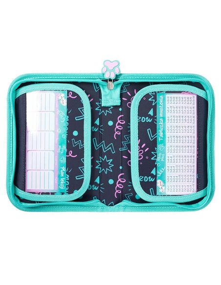 Penar neechipat cu 1 fermoar si 2 extensii St.Majewski PC-03, Motiv Kitty party