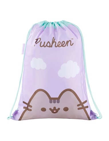 Sac incaltaminte St.Majewski, 43 x 34 cm Motiv Pusheen, Violet