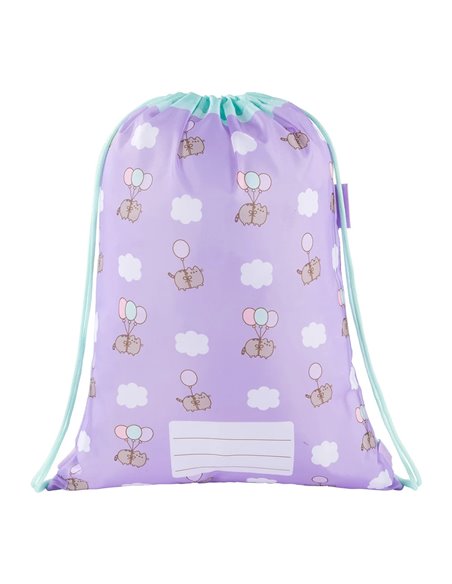 Sac incaltaminte St.Majewski, 43 x 34 cm Motiv Pusheen, Violet