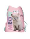 Sac incaltaminte St.Majewski, 43 x 34 cm, Motiv My little friend - Fluffy kitty