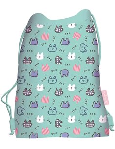 Sac incaltaminte St.Majewski, 43 x 34 cm, Motiv My little friend -  Fluffy kitty 2
