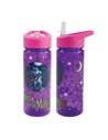 Sticla apa plastic cu pai S-COOL SC3400, 600 ml, Motiv believe in magic