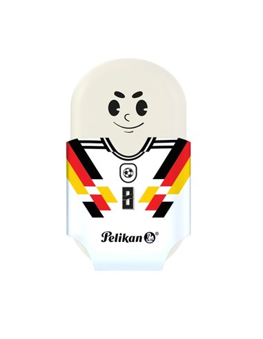 Set 2 radiere Pelikan Squeezy Sports, blister, Motive asortate - fotbal