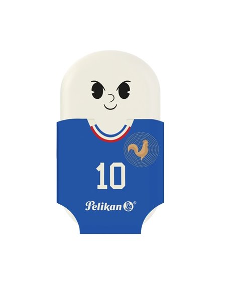 Set 2 radiere Pelikan Squeezy Sports, blister, Motive asortate - fotbal