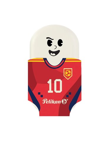 Set 2 radiere Pelikan Squeezy Sports, blister, Motive asortate - fotbal