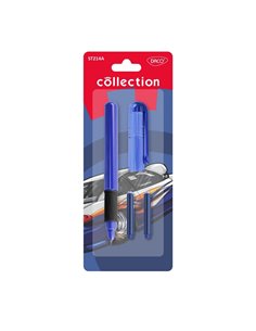 Stilou cu penita ascunsa Daco Collection ST214A, Albastru
