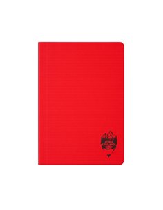 Caiet A5 48 file DACO, coperta plastic, 70 g/mp, dictando, Rosu