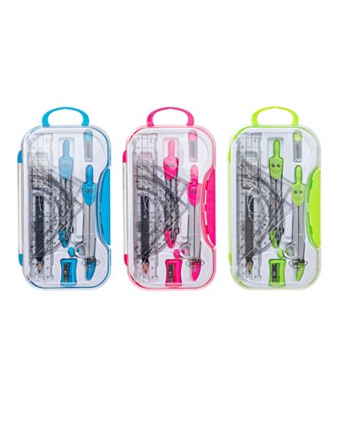 Trusa geometrie plastic DACO TG210P