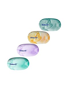 Radiera ergonimica marmorata Pelikan, Culori asortate