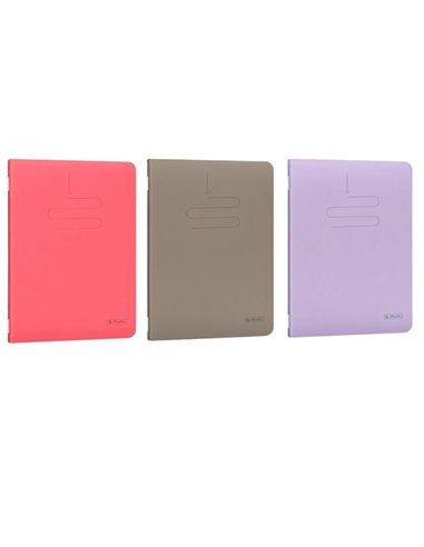 Caiet studentesc A4 Herlitz, 80 file, 70g/mp, Coperta plastic, Matematica, Diverse culori