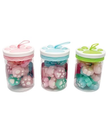 Set 18 radiere color in forma de labuta S-COOL SC3225