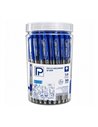 Set 50 pixuri cu mecanism si grip Paperland, 1.0 mm, cerneala albastra
