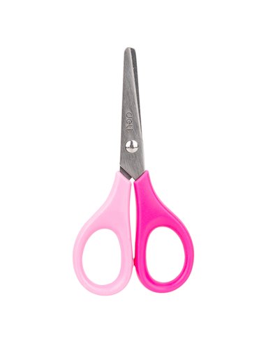 Foarfeca scolara bicolora Deli, 11.5 cm, Culori asortate