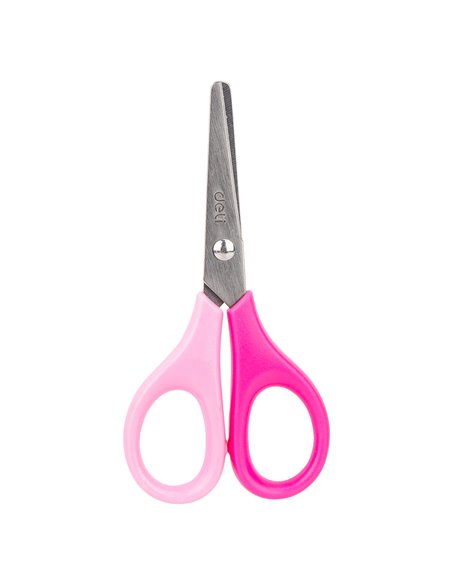 Foarfeca scolara bicolora Deli, 11.5 cm, Culori asortate