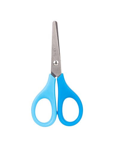Foarfeca scolara bicolora Deli, 11.5 cm, Culori asortate