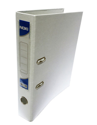 NK56414010-25,Biblioraft plastifiat int-ext 5cm alb Noki - Set 25