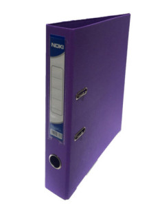NK56414100-25,Biblioraft plastifiat int-ext 5cm mov Noki - Set 25