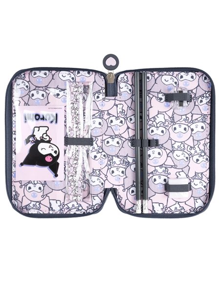 Penar echipat St.Majewski Kuromi Pink, 3 fermoare, roz, 694219