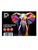 Carton color A4 Paperland PP-11300055, 160 g/mp, 25 coli, Albastru inchis