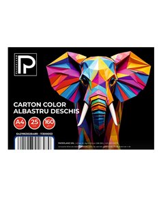 Carton color A4 Paperland PP-11300053, 160 g/mp, 25 coli, Albastru deschis