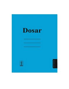Set 50 dosare carton cu sina Paperland, 300 g/mp, Albastre