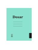 Set 50 dosare carton cu sina Paperland, 300 g/mp, Verzi