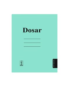 Set 50 dosare carton cu sina Paperland, 300 g/mp, Verzi