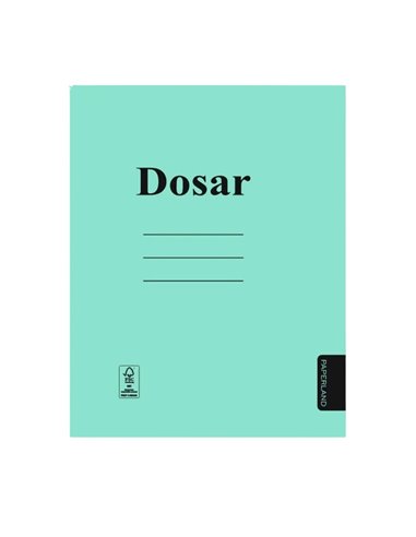 Set 50 dosare carton cu sina Paperland, 300 g/mp, Verzi
