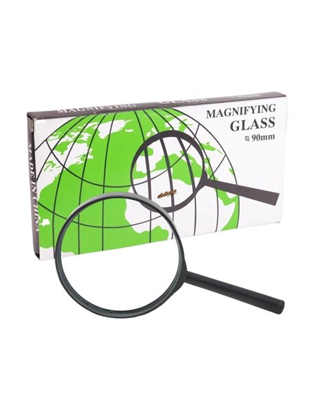 Lupa de sticla Magnifying, 90 mm