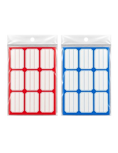Etichete scolare,10 coli/set, Culori asortate