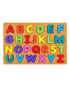 Puzzle din lemn cu litere - Alfabet